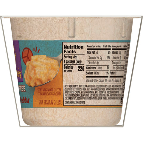 Annie's® PASTA RICE MACARONI CHEDDAR 2 PACK GLUTEN FREE