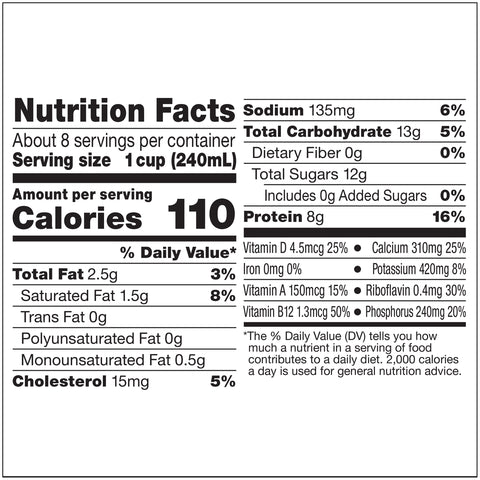Horizon Organic 1 Percent Low Fat Milk, 64 Ounce -- 6 per case.