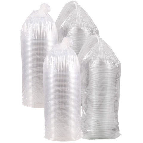 PresentaBowls® BOWL PLASTIC CLEAR W/ DOME LID 64 OZ