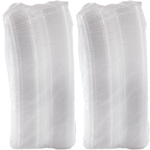Dart Container Clearpac SafeSeal Polyethylene Terephthalate Clear Rectangular Hinged Container, 8 Ounce -- 200 per case