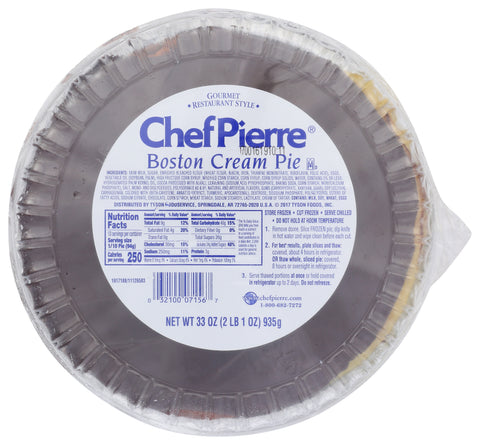 Chef Pierre PIE BOSTON CREAM TRADITIONAL W/ DOMES 10