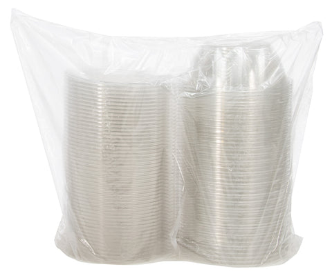 Dart Safesal Polyethylene Terephthalate Clear Round Bowl with PETE Flat Lid -- 150 per case