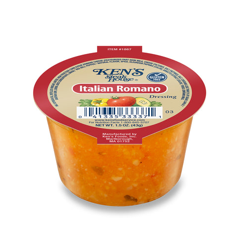 Ken's Foods DRESSING ITALIAN ROMANO SINGLE SERVE CUP
