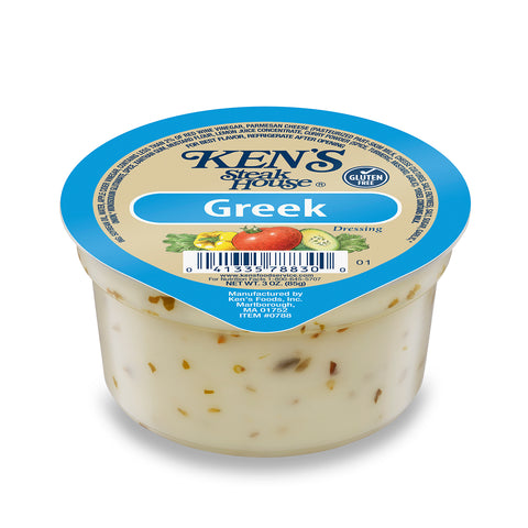 Ken's Foods DRESSING GREEK SINGLE SERVE CUP REFRIGERATED