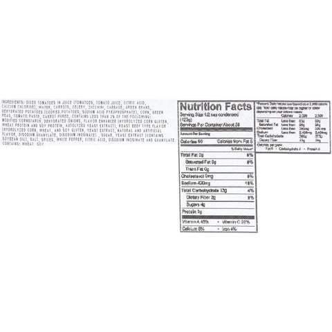 Chef Francisco® SOUP VEGETARIAN VEGETABLE CONCENTRATE 78001244