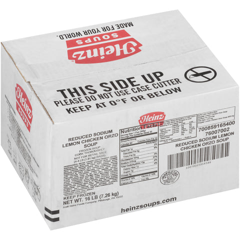 Heinz® SOUP LEMON CHICKEN ORZO 76007002