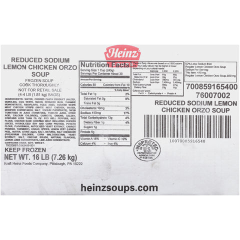 Soup Lemon Chicken Orzo 76007002
