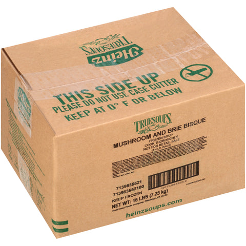 True Soups Vegetarian Mushroom and Brie Bisque, 4 Pound -- 4 per case