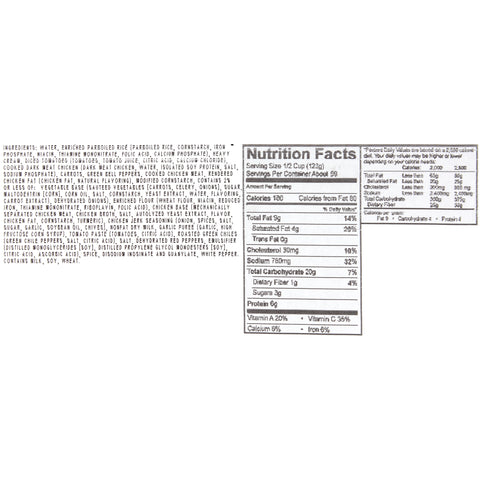 Chef Francisco® SOUP CARIBBEAN STYLE JERK CHICKEN (W) 165080/78001220