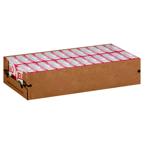 Jello Raspberry Gelatin, 3 Ounce -- 24 Case