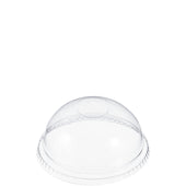 Lid Dome Plastic Clear No Hole Fits Cup 9-20 Oz