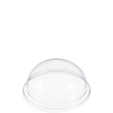 Solo Clear PET No Hole Lid for 12/20 Ounce Cups -- 1000 per case