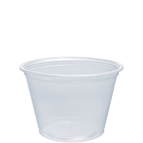 Lid Plastic Portion Souffle Clear 2.5 Oz