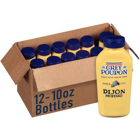 Grey Poupon Dijon Mustard Squeeze 12 Case 10 Ounce