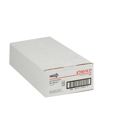 National Checking GUEST CHECK NO CARBON 2-PART WHITE