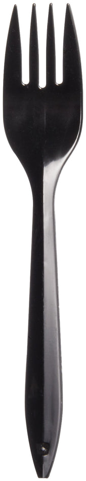 Dart FORK PLASTIC MEDIUM WEIGHT BLACK 6