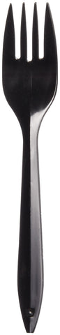 Dart FORK PLASTIC MEDIUM WEIGHT BLACK 6