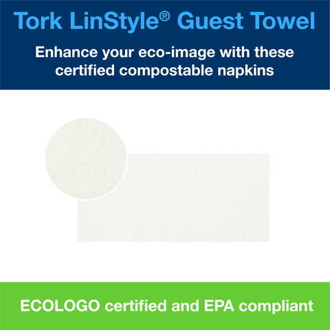 Tork® TOWEL GUEST VALET WHITE 1-PLY 12X17