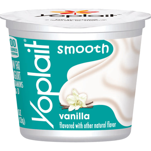 Yoplait YOGURT VANILLA SMOOTH LOW FAT CUP