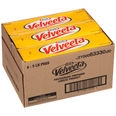 Kraft Velveeta Cheese Loaf Spread, 5 Pound -- 6 per case.