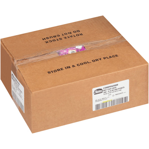 Heinz Single Serve Hot Taco Sauce, 9 Gram -- 500 per case