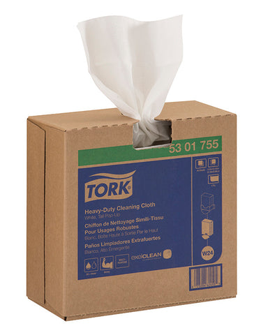 Tork® WIPER TOWEL CLEANING HEAVY DUTY POP UP WHITE 4.03X8.46