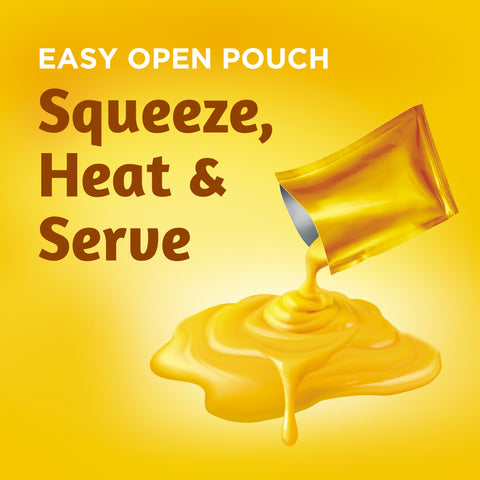 Velveeta Original Processed Cheese Sauce Pouch, 12 Ounce -- 8 per case.