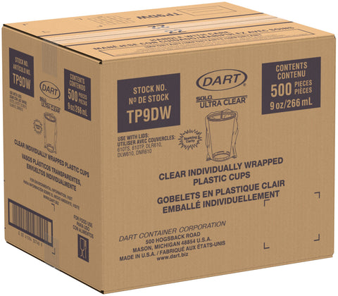 Solo® CUP PET ULTRA CLEAR™ IW 9 OZ