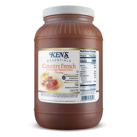 Ken's Foods DRESSING COUNTRY FRENCH CREAMY W/ORANGE BLOSSOM ALL NATURAL