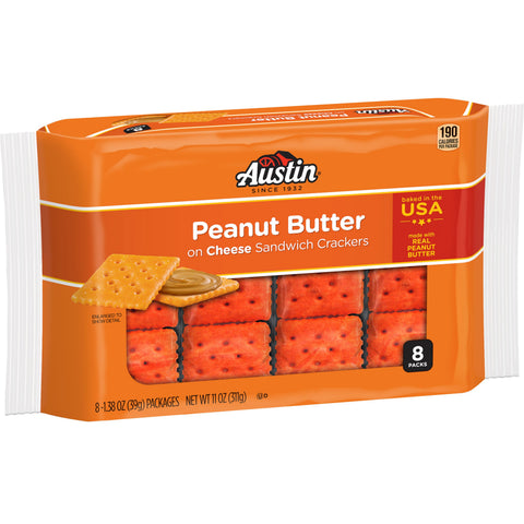 Cracker Cheese Peanut Butter Sandwich Square Ss Sleeve