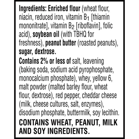 Austin Peanut Butter Cheese Sandwich Cracker, 1.38 Ounce -- 96 per case