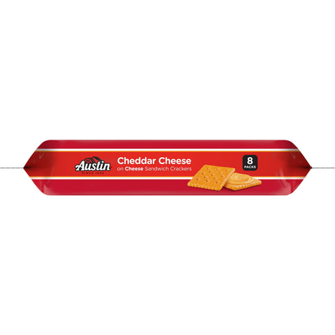Austin Cheddar On Cheese Sandwich Cracker, 1.38 Ounce -- 96 per case