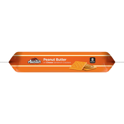 Austin Peanut Butter Cheese Sandwich Cracker, 1.38 Ounce -- 96 per case