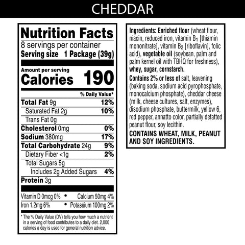Austin Cheddar On Cheese Sandwich Cracker, 1.38 Ounce -- 96 per case