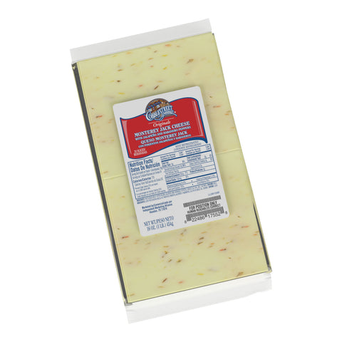 Cobblestreet Market™ CHEESE HABANERO JACK SLICED .67 OZ