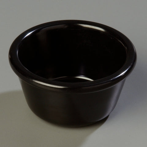 Carlisle RAMEKIN SMOOTH BLACK 4 OZ