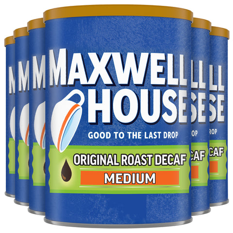 Maxwell House Original Decaffeinated Coffee, 11 Ounce -- 6 per case.