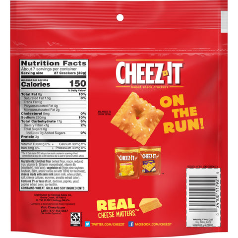 Cracker Cheez It Extra Toasty