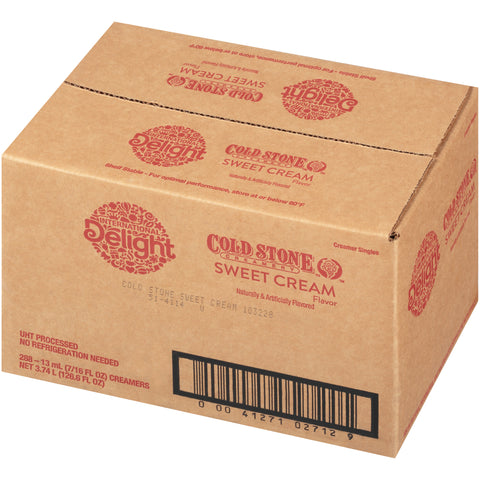 Creamer Liquid Non-dairy Sweet Cream Cold Stone Aseptic Single Serve Cup