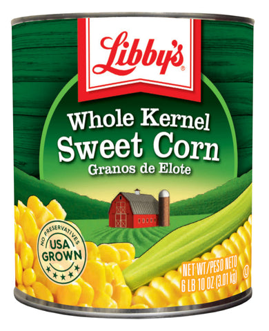 Libbys Low Sodium Whole Kernel Sweet Corn, 106 Ounce -- 6 per case