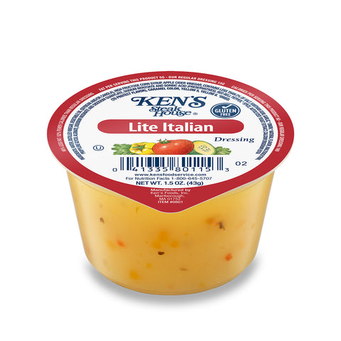 Ken's Foods DRESSING ITALIAN LITE SINGLE SERVE CUP REFRIGERATED