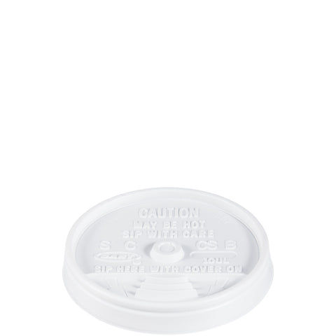 Lid White Sip Thru For 10j10, 10ky10, 12fj10