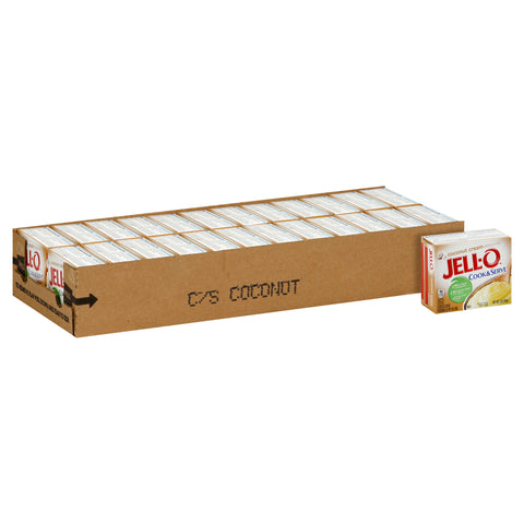 Jello Pudding & Pie Filling Coconut Pudding, 3 Ounce -- 24 Case
