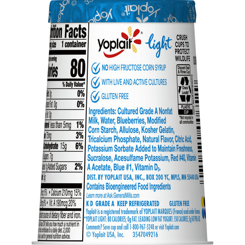 Yogurt Blueberry Patch Fat Free