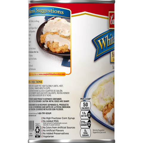 Campbell's® SAUCE WHITE CREAM CAN
