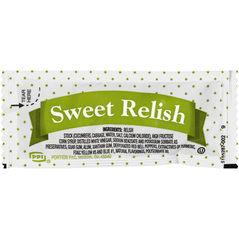 Portion Pac Sweet Relish, 9 Gram -- 200 Count