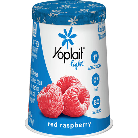Yoplait Light YOGURT RASPBERRY LIGHT FAT FREE