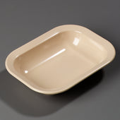 Carlisle BAKER SERVER RECTANGLE MELAMINE TAN 28 OZ