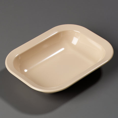 Carlisle BAKER SERVER RECTANGLE MELAMINE TAN 28 OZ