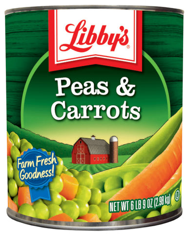 Libby Peas and Carrots - no. 10 can, 6 cans per case